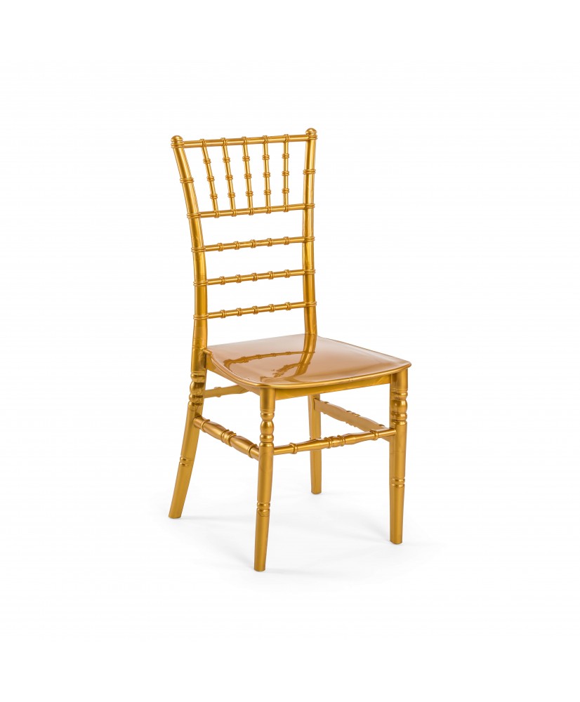 Chaise Chiavari or dorée pour gala et mariage de prestige – Grossiste Event